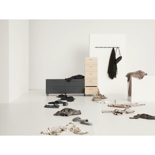 Relief Chest of drawers, low Grey - image 2