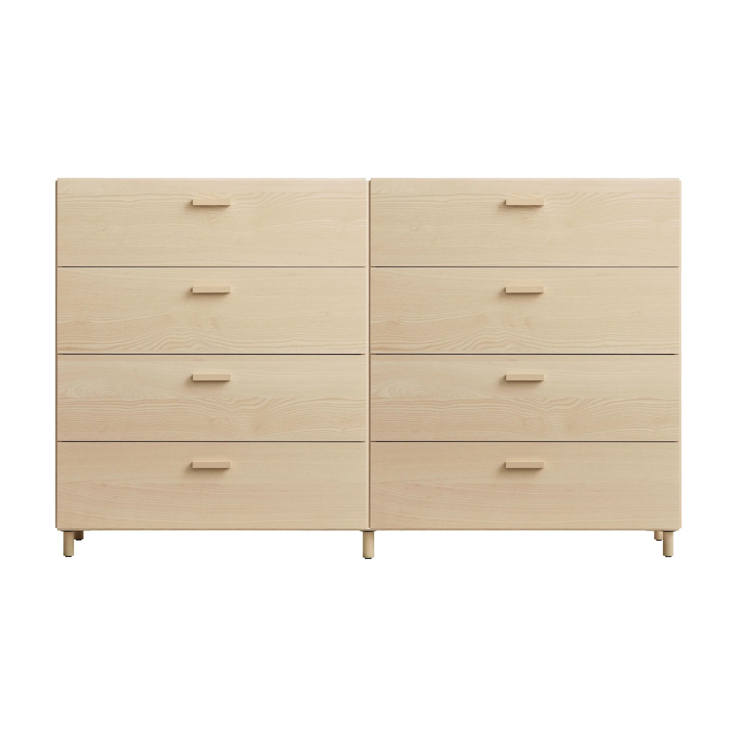 Two wide Relief drawers with legs Ash/Ash - image 6