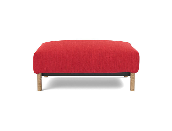 Malloy Wood Ottoman - variant image