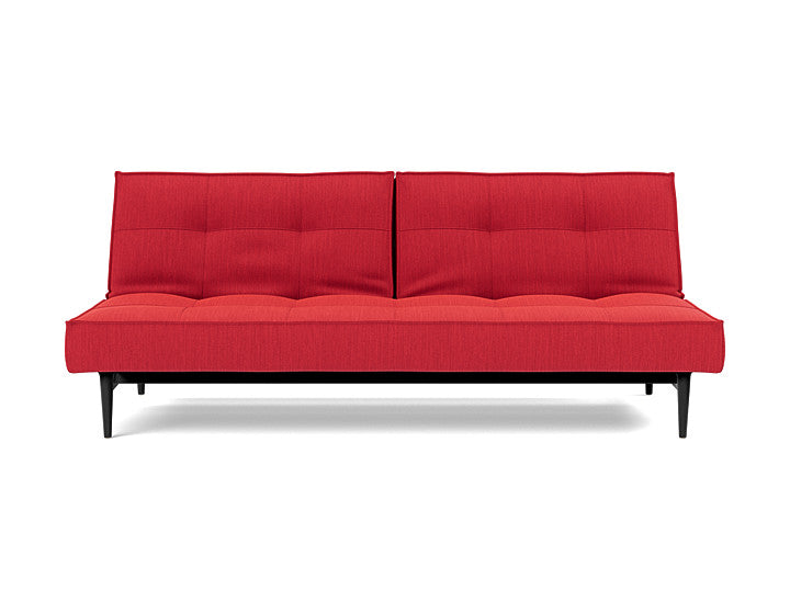 Splitback Styletto Sofa Bed Black Wood - variant image