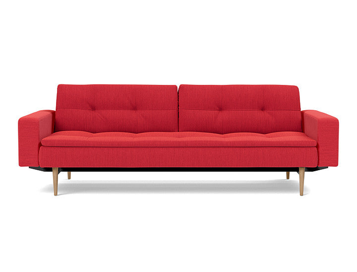 Dublexo Styletto Sofa Bed Light Wood With Arms - variant image
