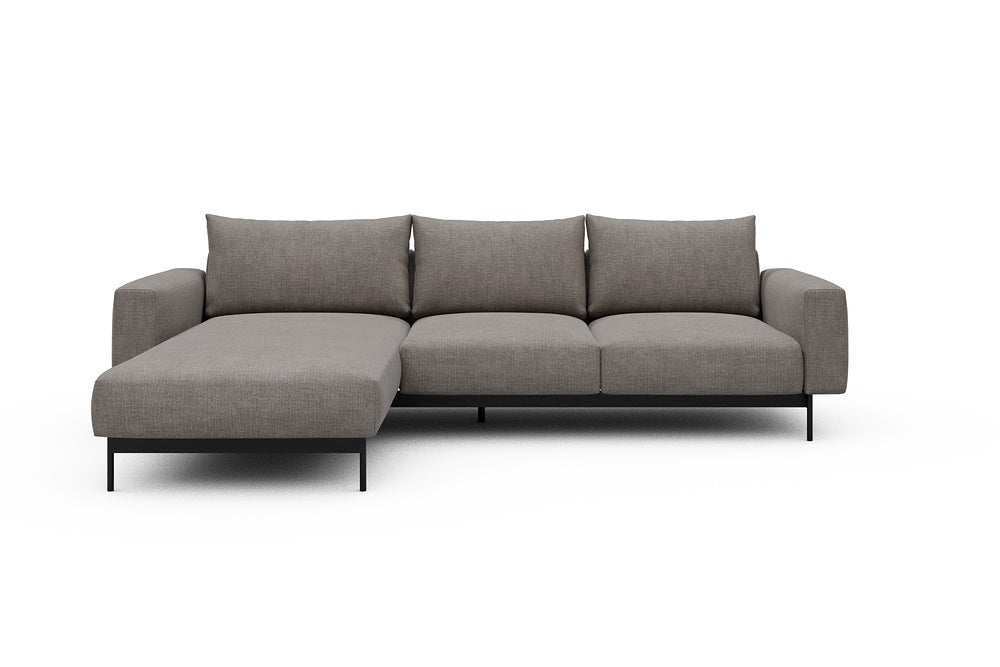 Arthon Modular Sofa - B2M - 275 x 185 cm - Chaise + 2 Seater - 418 Esina Truffle