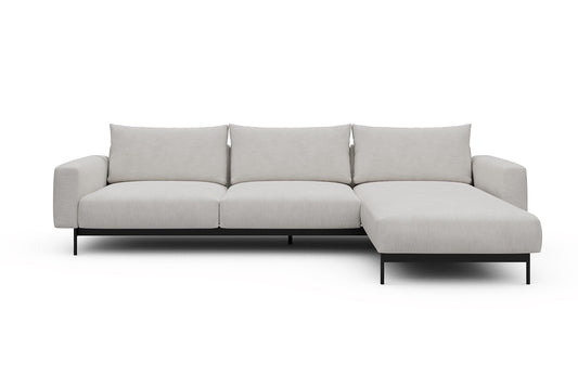 Arthon Modular Sofa - D2 - 305 x 185 cm - 2 Seater + Chaise - 574 Vivus Dusty Off White