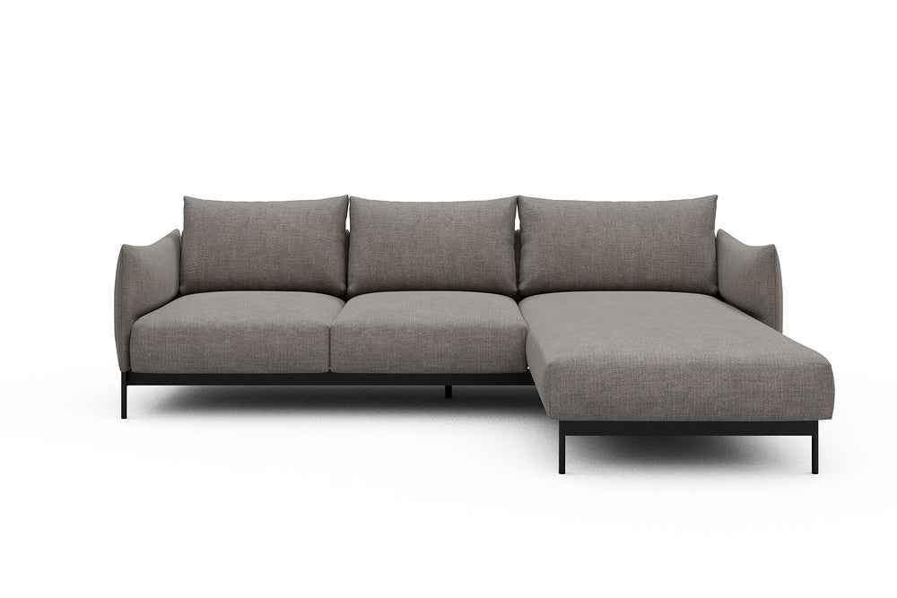 Kayto Modular Sofa - B2 - 265 x 185 cm - 2 Seater + Chaise - 418 Esina Truffle