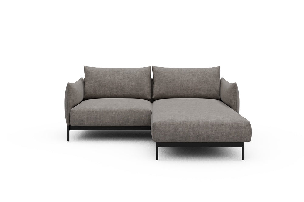 Kayto Modular Sofa - D1 - 205 x 185 cm - 1 Seater + Chaise - 418 Esina Truffle