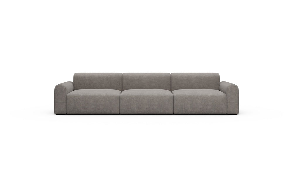 Rund Casual Modular Sofa - Configurations 1 - B3L - 335 x 97 cm - 3,5 Seater - 418 Esina Truffle