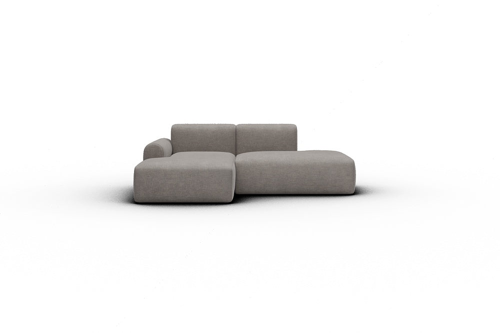 Rund Casual Modular Sofa - Configurations 1 - E1L - 224 x 152 cm - Chaise + Open-End - 418 Esina Truffle