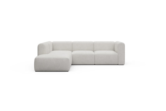 Rund Casual Modular Sofa - Configurations 2 - M1H - 266 x 224 cm - Open-end + 2,5 Seater - 574 Vivus Dusty Off White