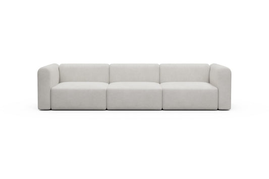Rund Modular Sofa - Configurations 1 - B3H - 335 x 97 cm - 3,5 Seater - 574 Vivus Dusty Off White