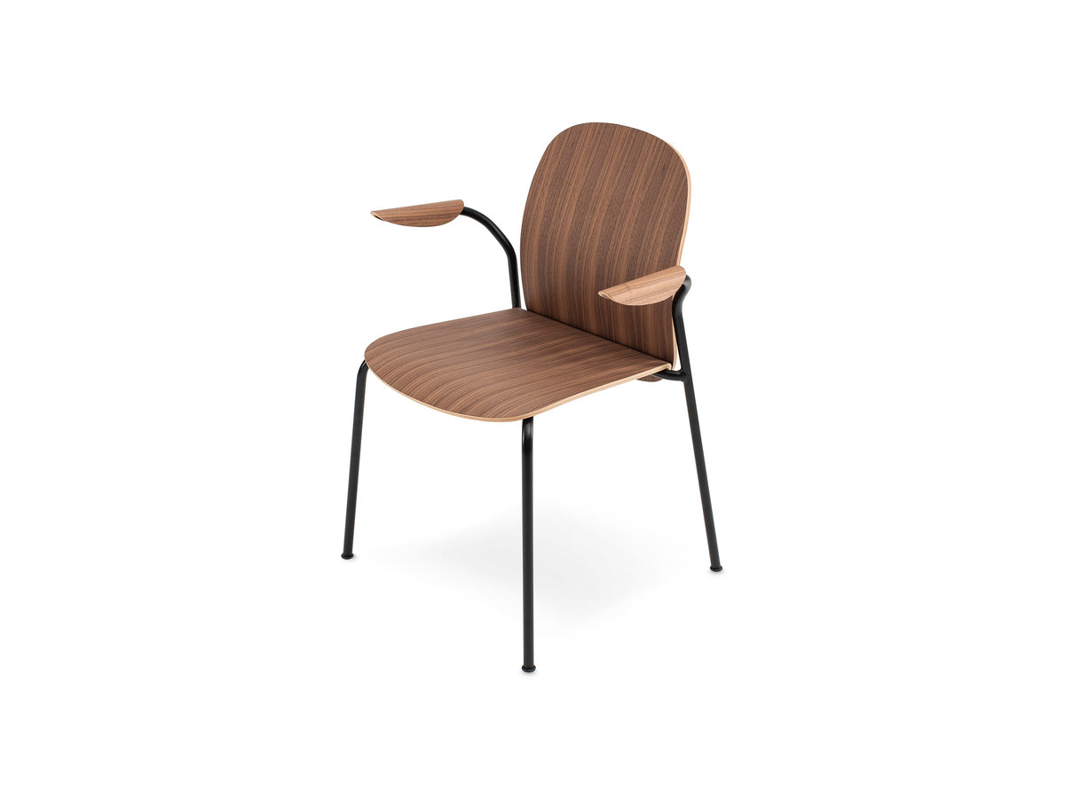 Book Armchair - Book Armchair - COM - Customer's Own Material - Lacquered Walnut
