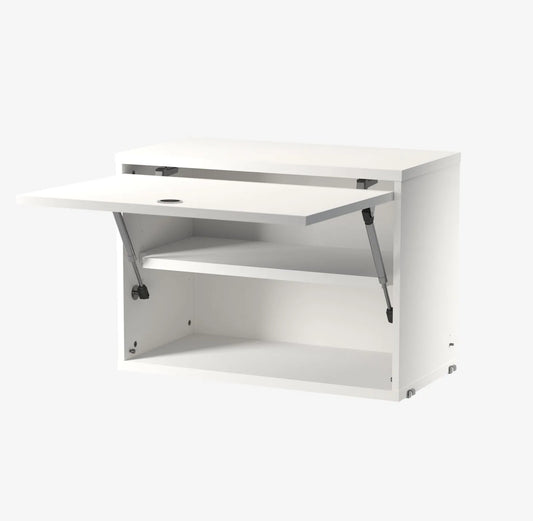 Cabinet with flip door - W58 x D30 x H42, White - image 2
