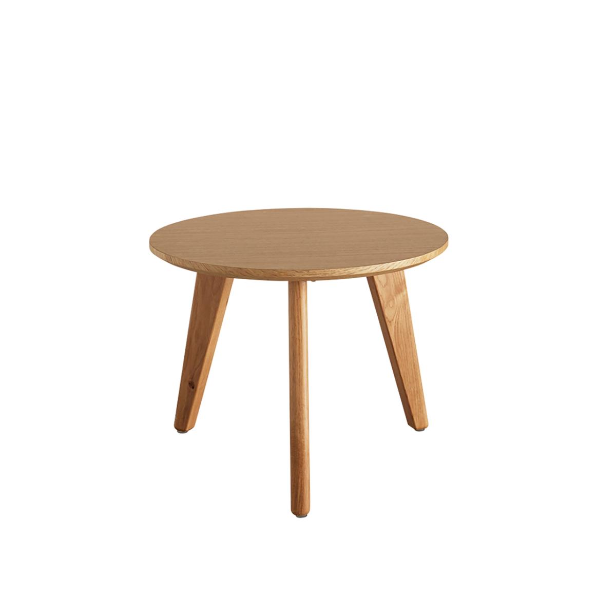 Nordic Table Ø45 Oak Veneer - angle 1