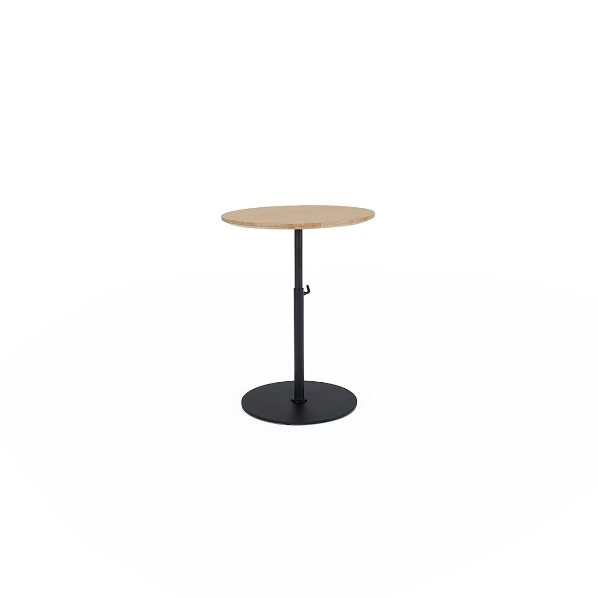 Kiffa Table Ø45 Oak Veneer - angle 3