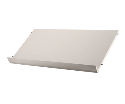 Magazine shelf solid - W78 x D30 x H15, Beige - image 2