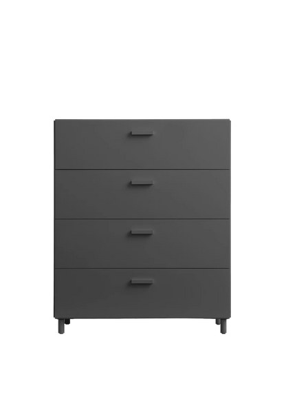 Relief Chest of drawers, wide Grey