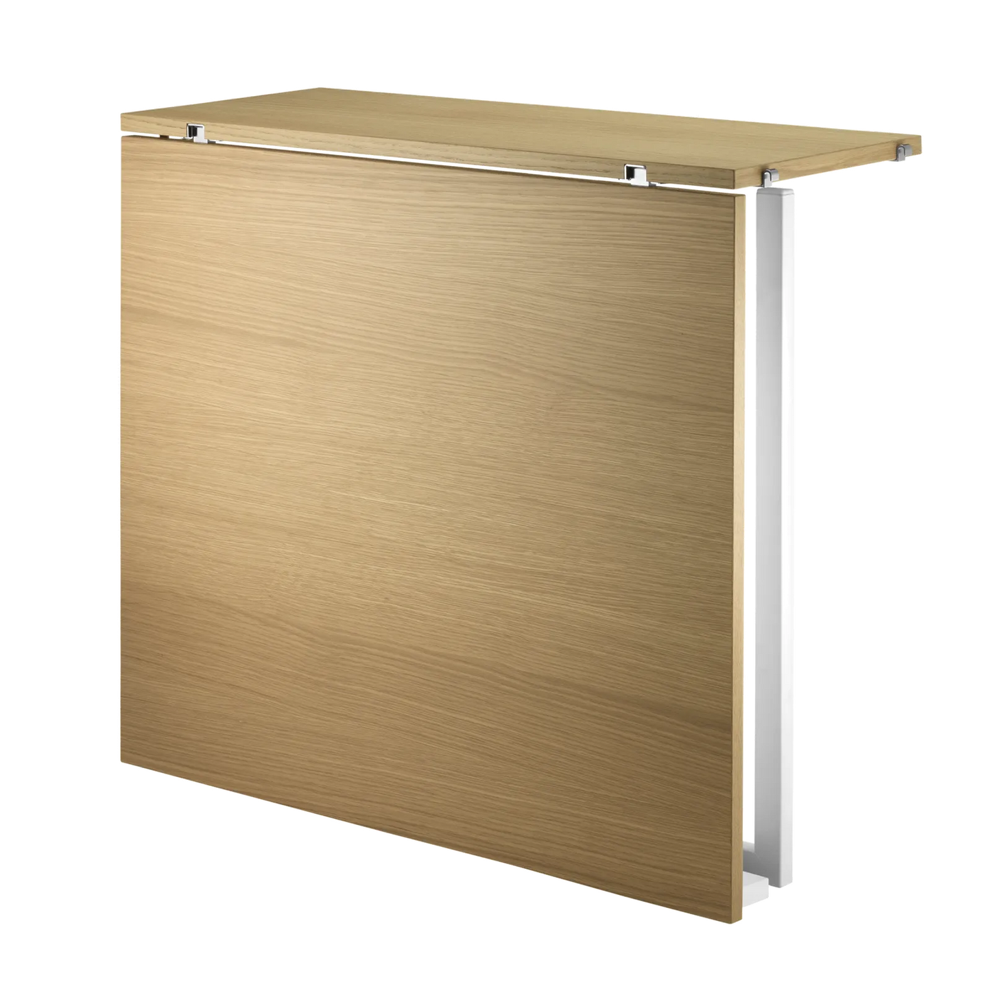 Folding table - W78 x D30 x H71, Oak/White - image 3