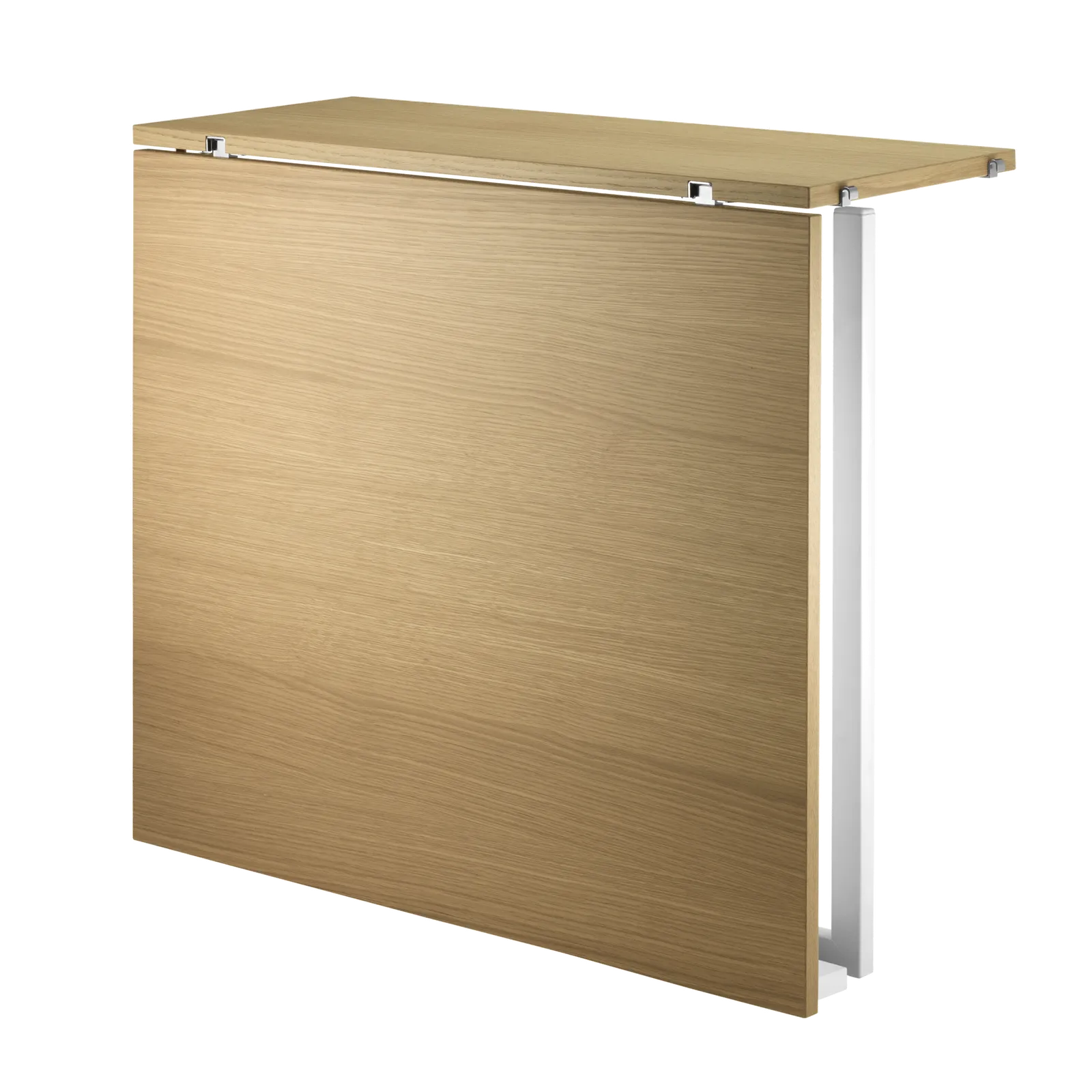 Folding table - W78 x D30 x H71, Oak/White - image 3