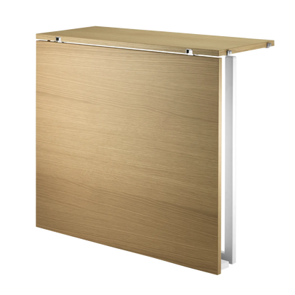 Folding table - W78 x D30 x H71, Oak/White - image 3