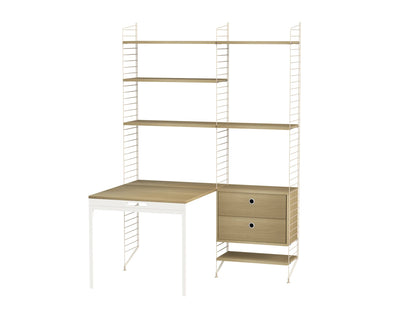 Workspace E Beige/Oak - image 3