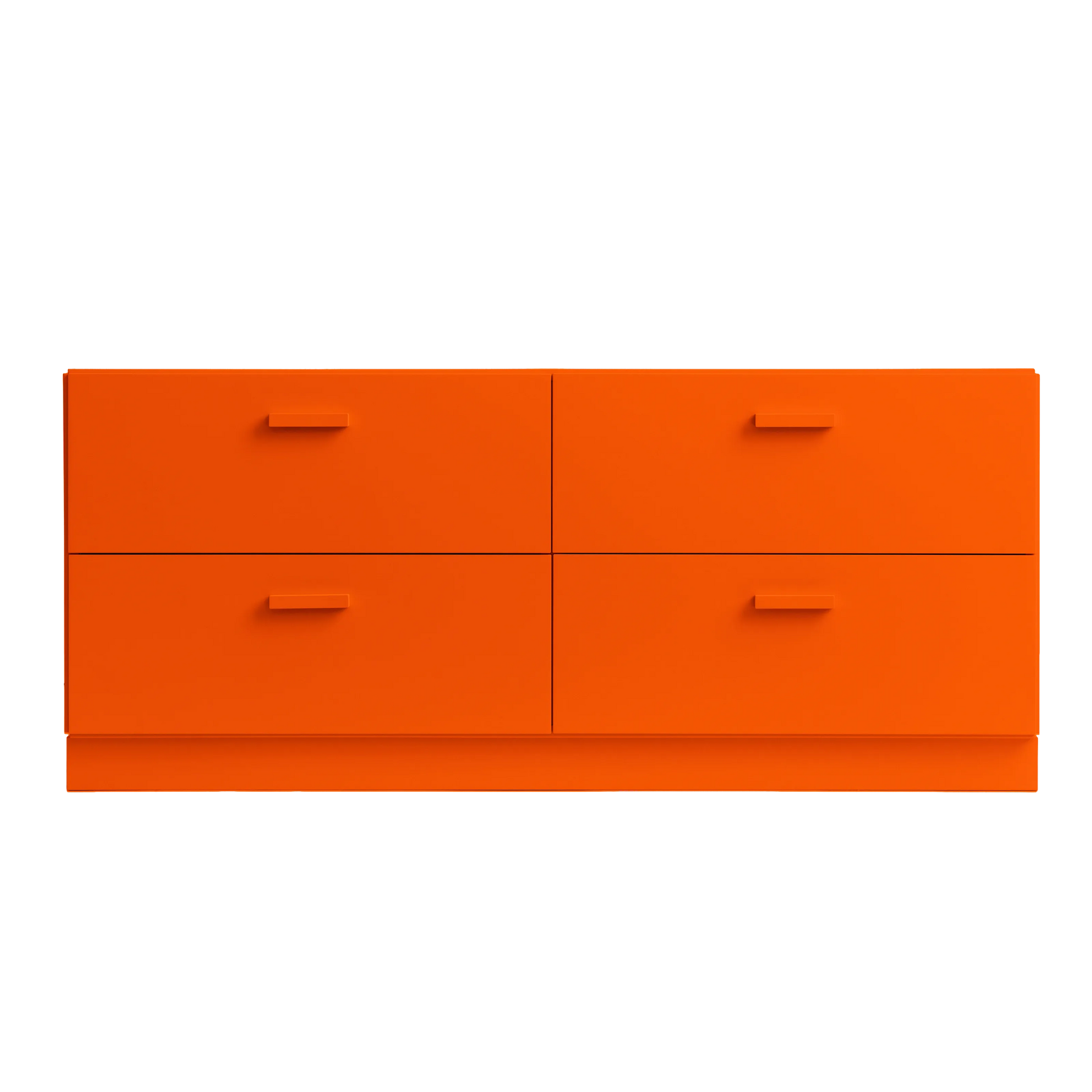 Relief Chest of drawers, low Orange - image 5