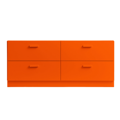 Relief Chest of drawers, low Orange - image 5