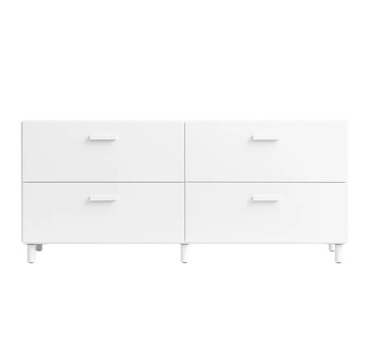 Relief Chest of drawers, low White