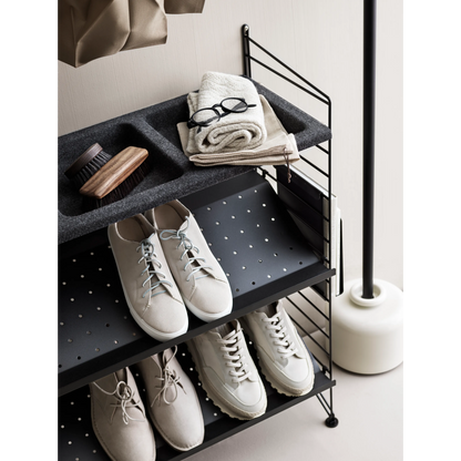 Shoe shelf - W78 x D30 x H10, Black - image 2