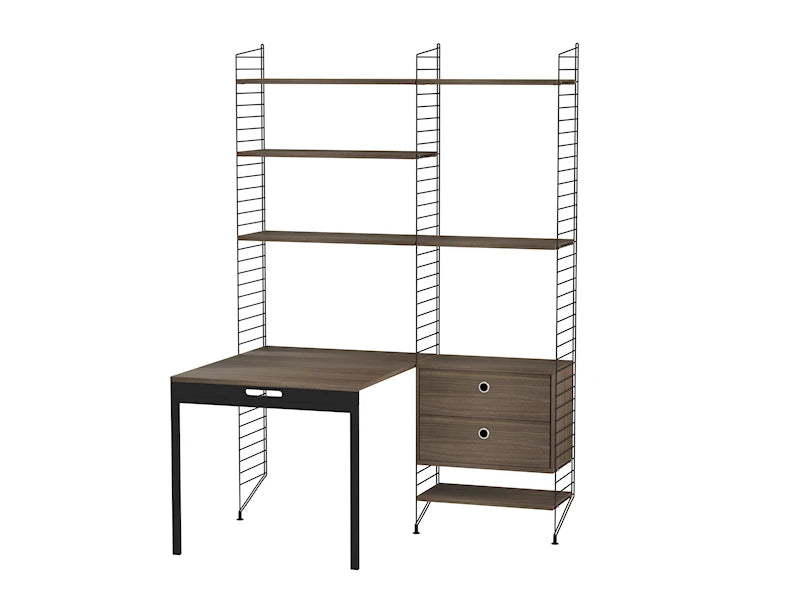 Workspace E Black/Walnut