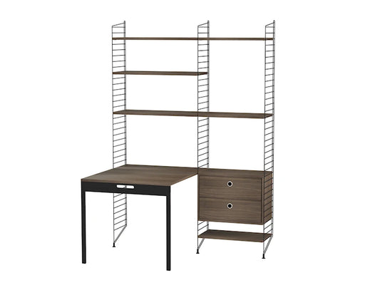 Workspace E Black/Walnut