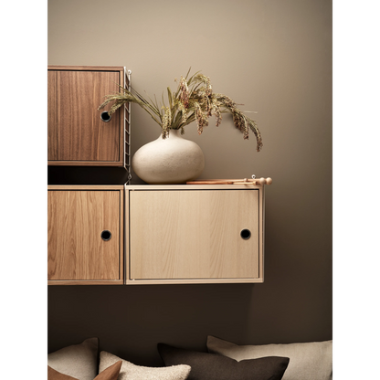 Cabinet with swing door - W58 x D30 x H42, Ash - image 2