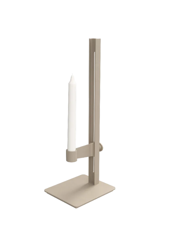 Museum Candle Holder - Beige - image 3