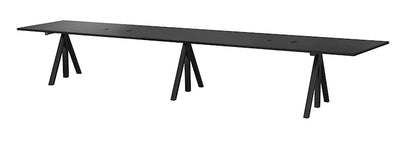 Height-adjustable conference tables 360x90 Black