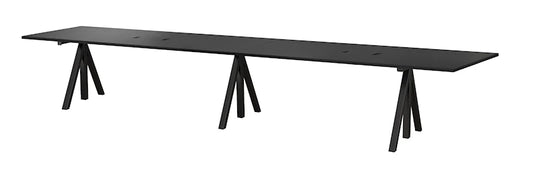 Height-adjustable conference tables 360x90 Black