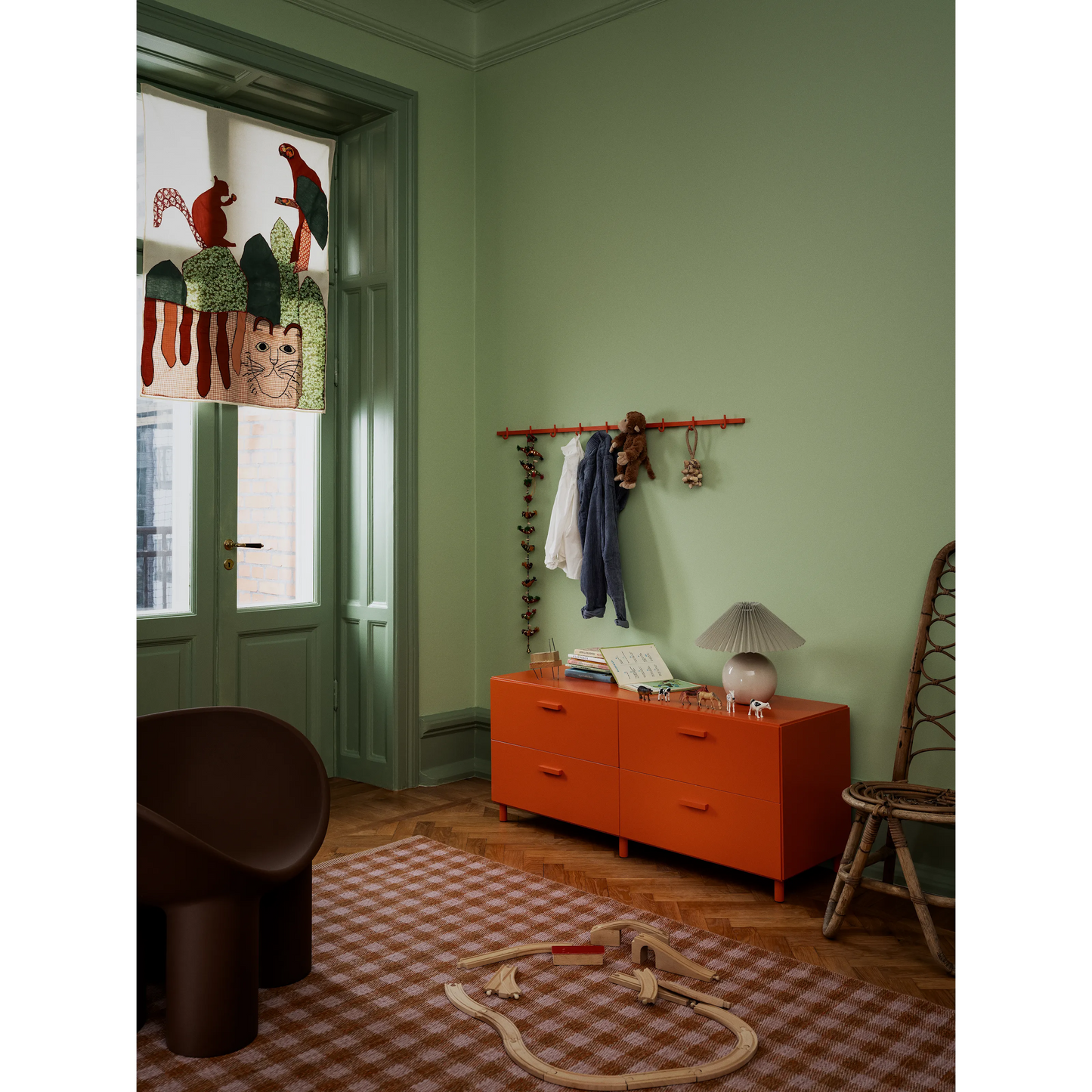 Relief Chest of drawers, low Orange - image 3
