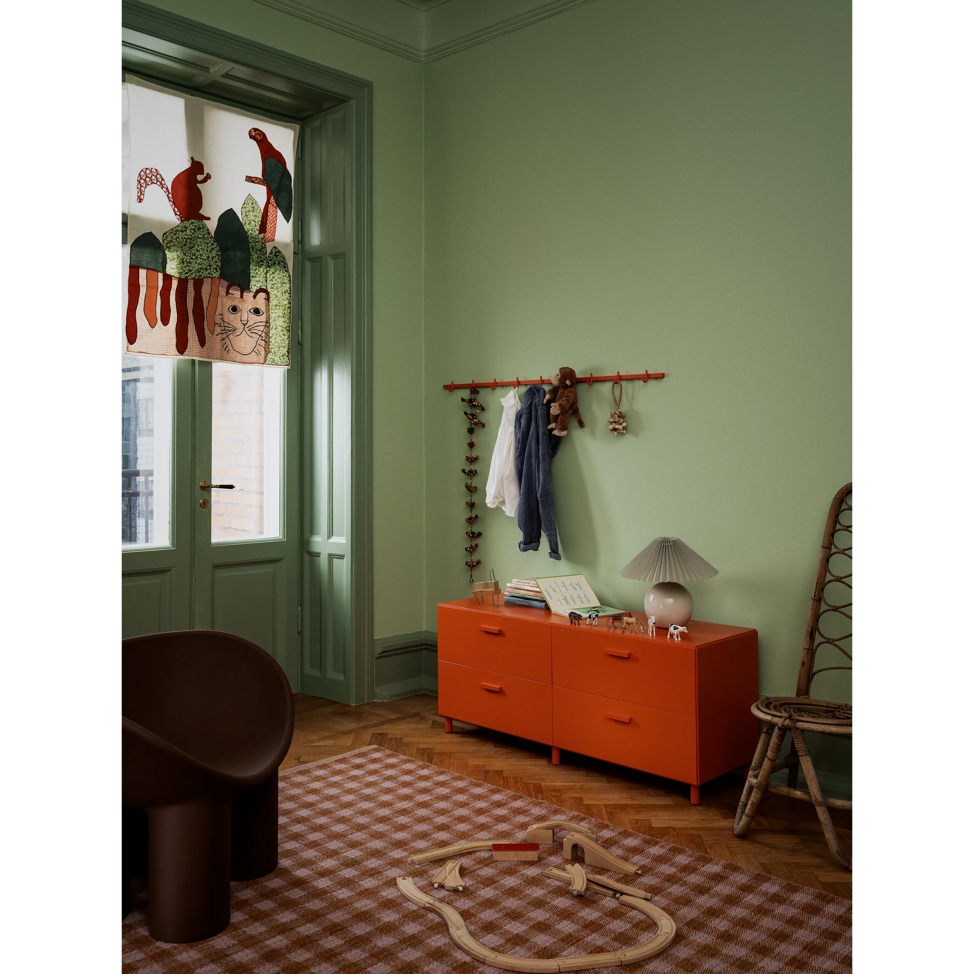 Relief Chest of drawers, low Orange - image 3