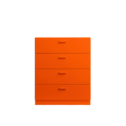 Relief Chest of drawers, wide Orange - image 4