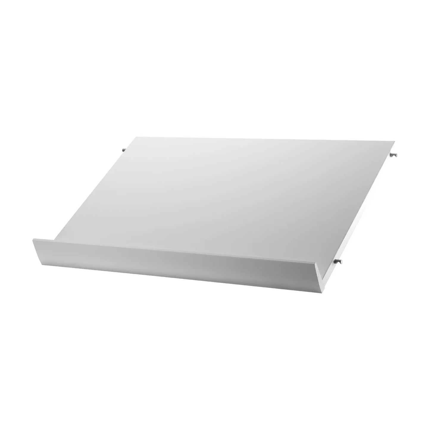 Magazine shelf solid - W58 x D30 x H15, White - image 4
