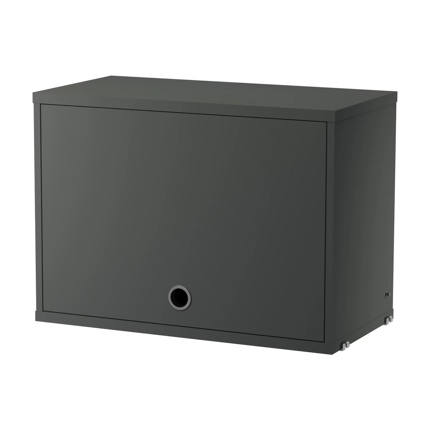Cabinet with flip door - W58 x D30 x H42, Dark grey - image 4