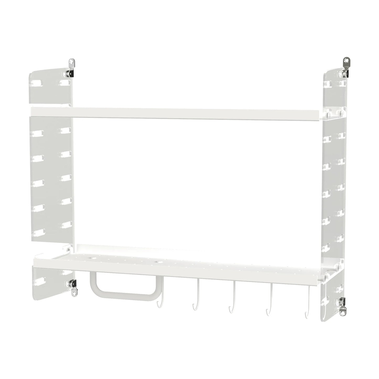 Bathroom F Clear perspex/White - image 4