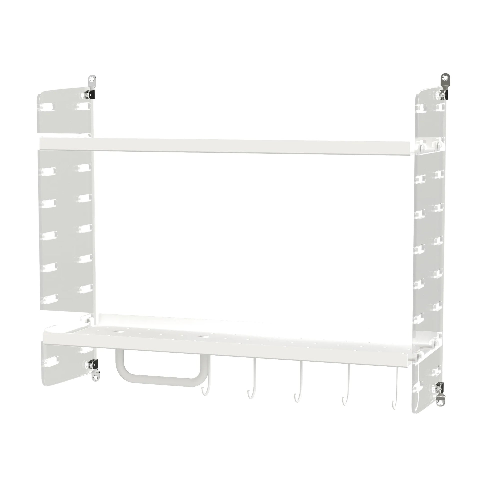 Bathroom F Clear perspex/White - image 4