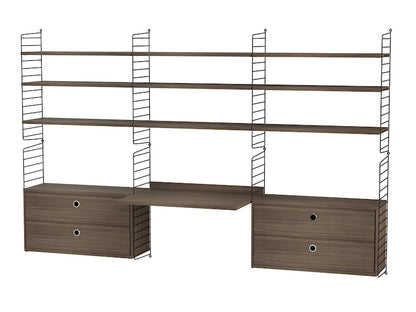 Workspace F Black/Walnut