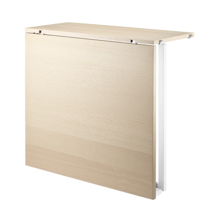 Folding table - W78 x D30 x H71, Ash/White