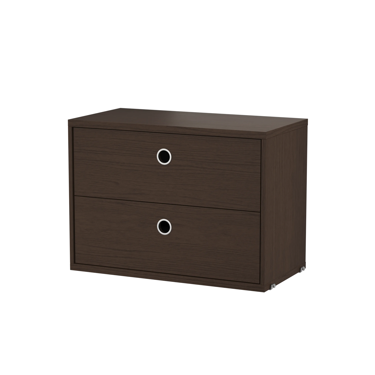 Chest of drawers - W58 x D30 x H42, Dark oak - image 4