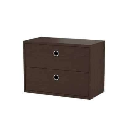 Chest of drawers - W58 x D30 x H42, Dark oak - image 4