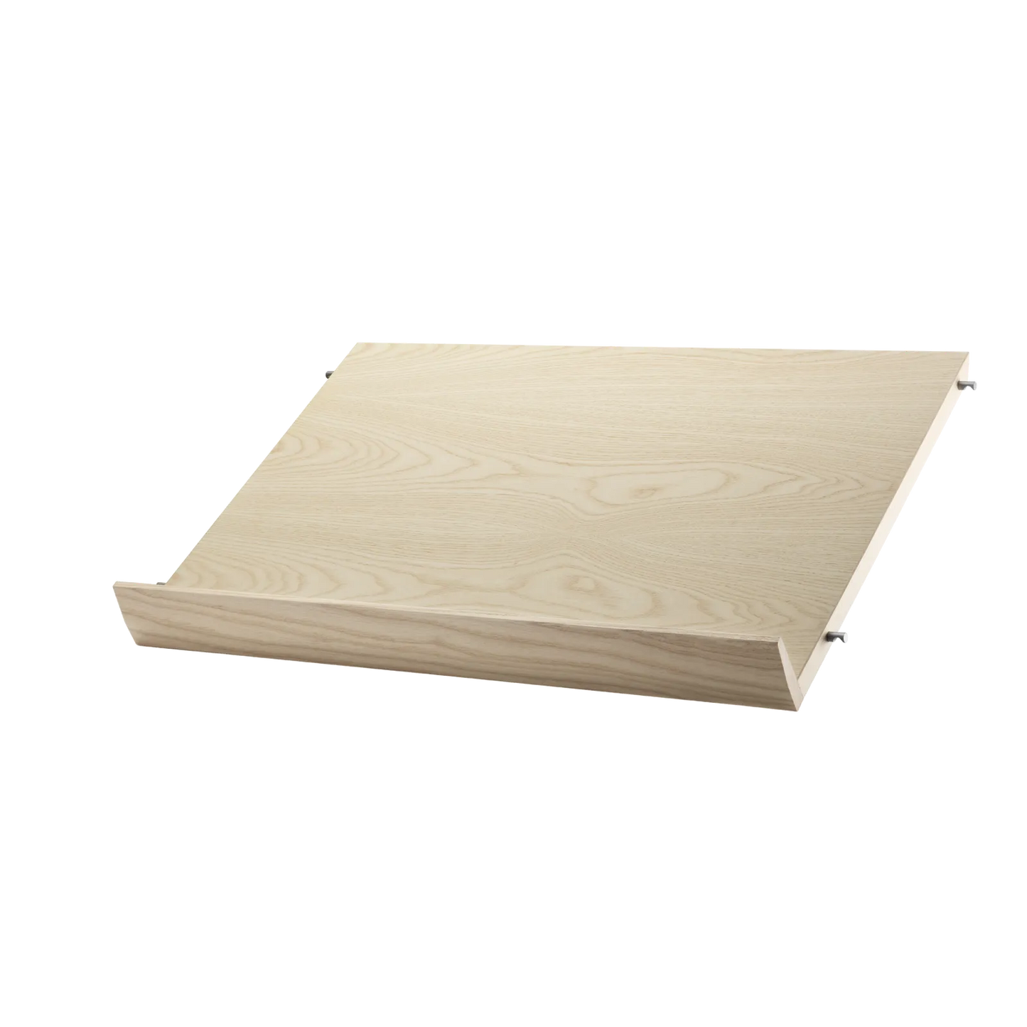 Magazine shelf solid - W58 x D30 x H15, Ash - image 3