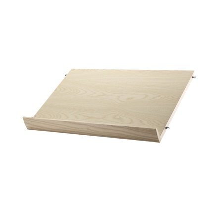 Magazine shelf solid - W58 x D30 x H15, Ash