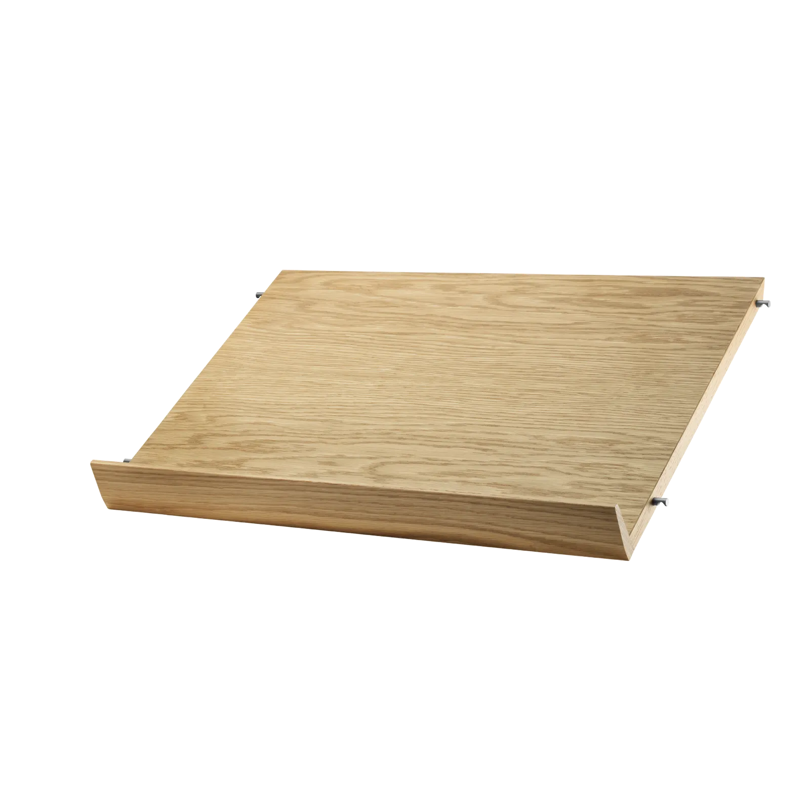 Magazine shelf solid - W58 x D30 x H15, Oak - image 3