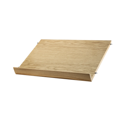 Magazine shelf solid - W58 x D30 x H15, Oak - image 3