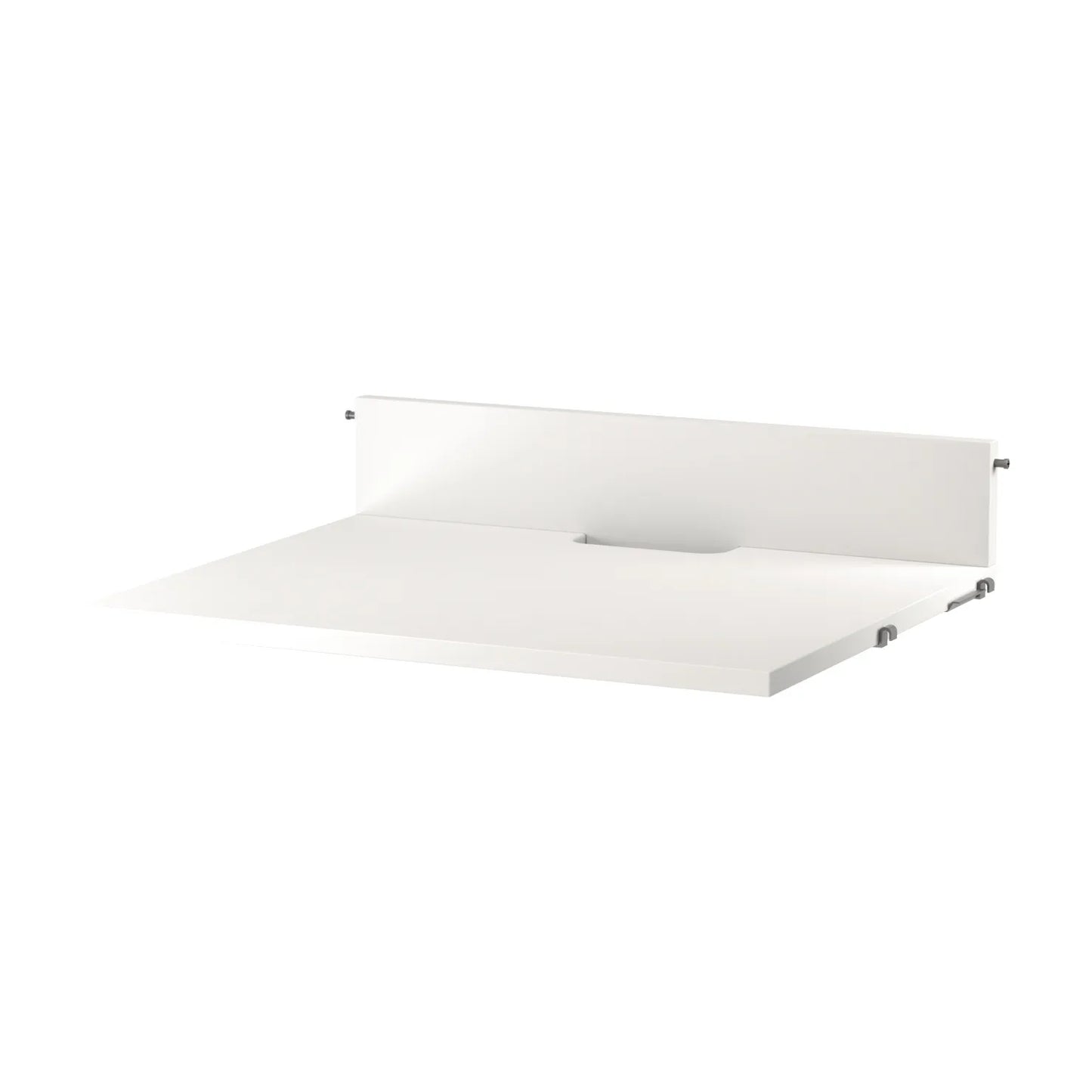 Media shelf - W58 x D47, White - image 4