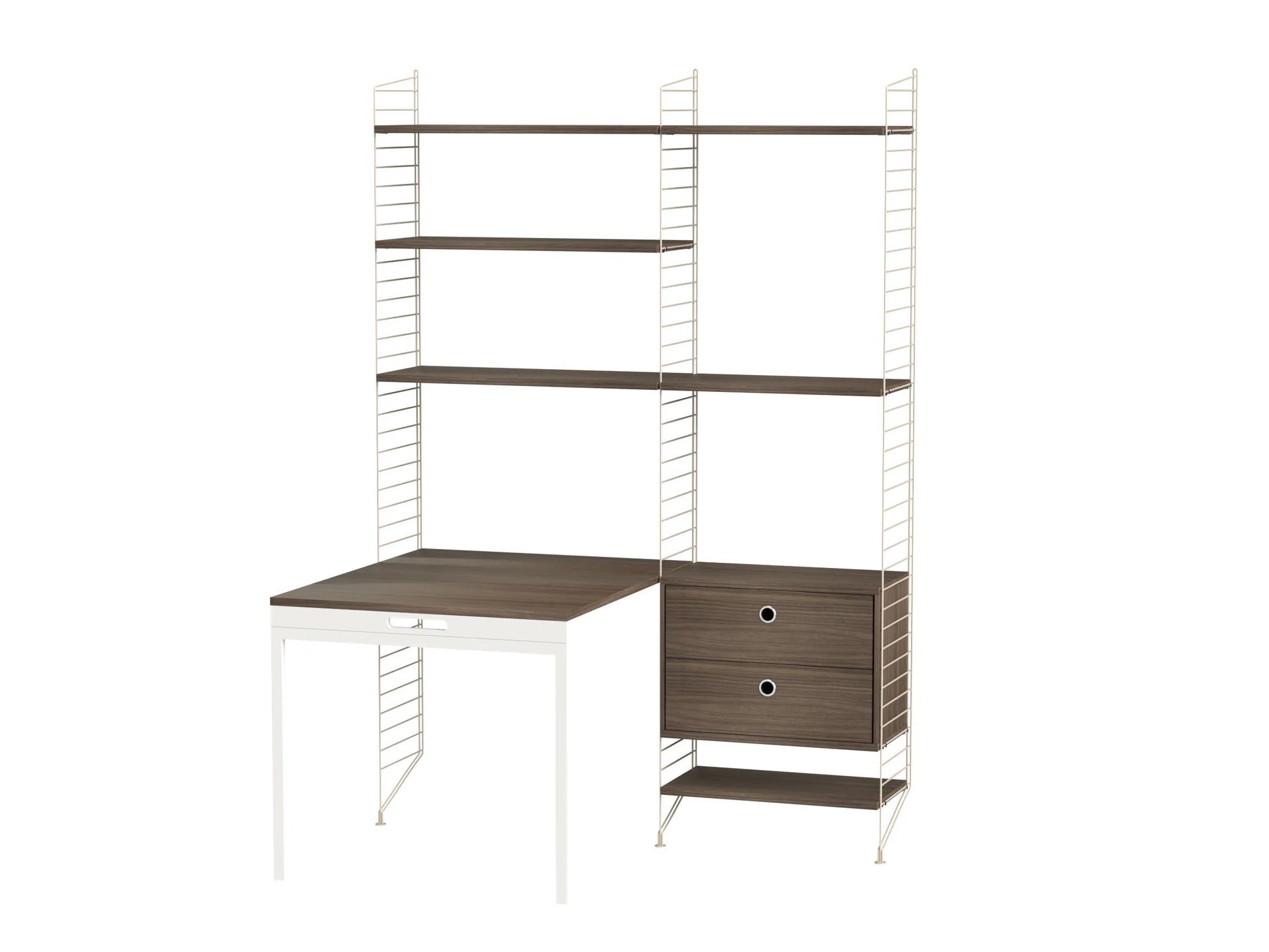 Workspace E Beige/Walnut - image 3